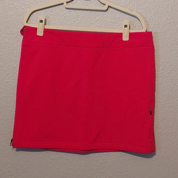 Title Nine Cold Killer fleece lined Skirt Pink Size 12 Sporty Golf Tennis Active - Picture 1 of 6